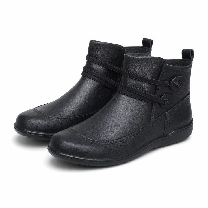 Redgrave | Women's Fall Sheepskin Ankle Boots - Color:Black;Size:38