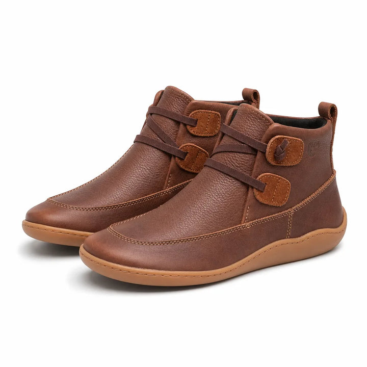 Redgrave | Women's Fall Sheepskin Ankle Boots - Color:Brown;Size:38