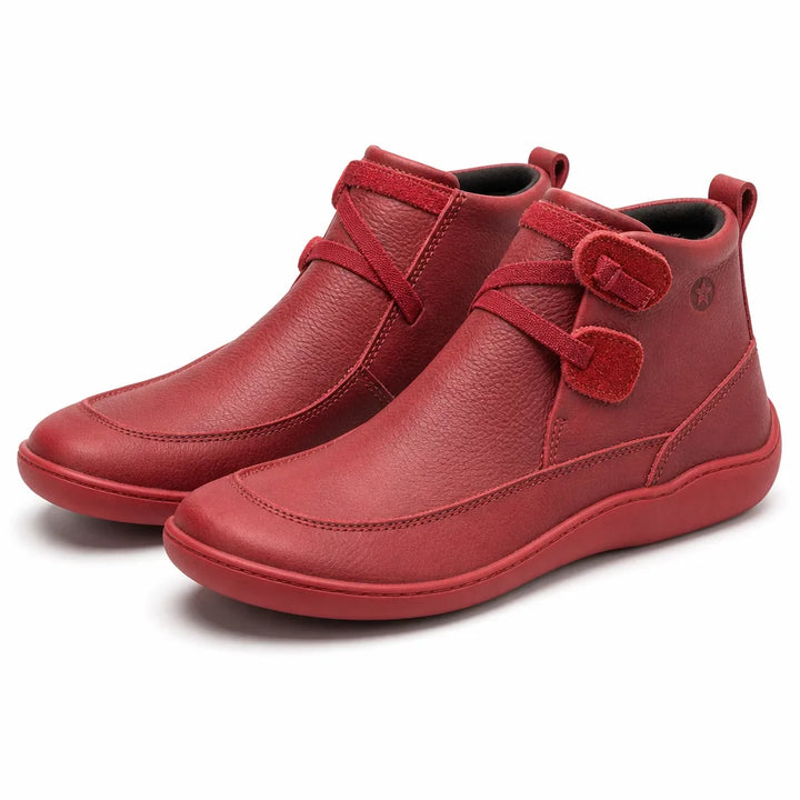Redgrave | Women's Fall Sheepskin Ankle Boots - Color:Red;Size:38