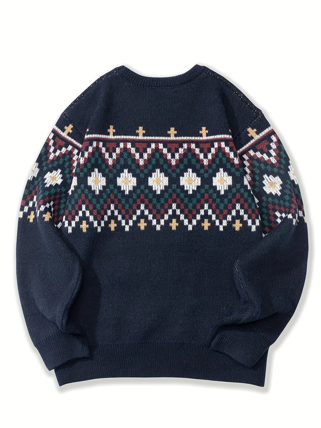 Men's Soft Knit Sweater Navy 2.webp