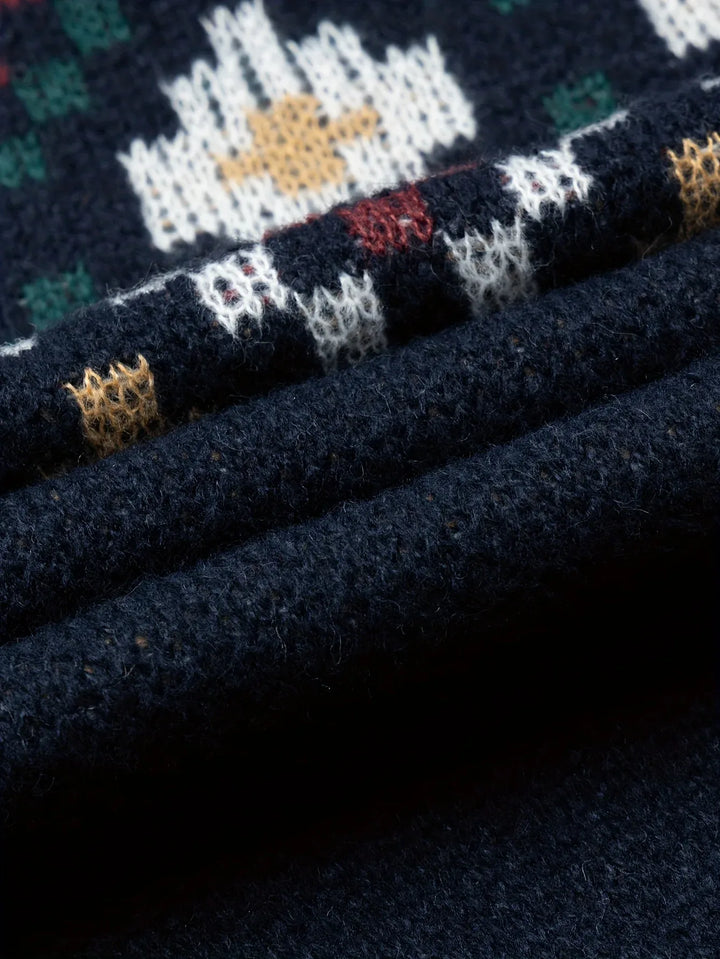 Men's Soft Knit Sweater Navy 6.webp