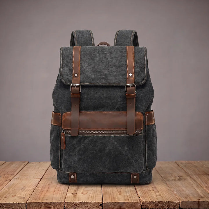 Ridgeline | Mens Travel Laptop Waterproof Backpack - Color:Black