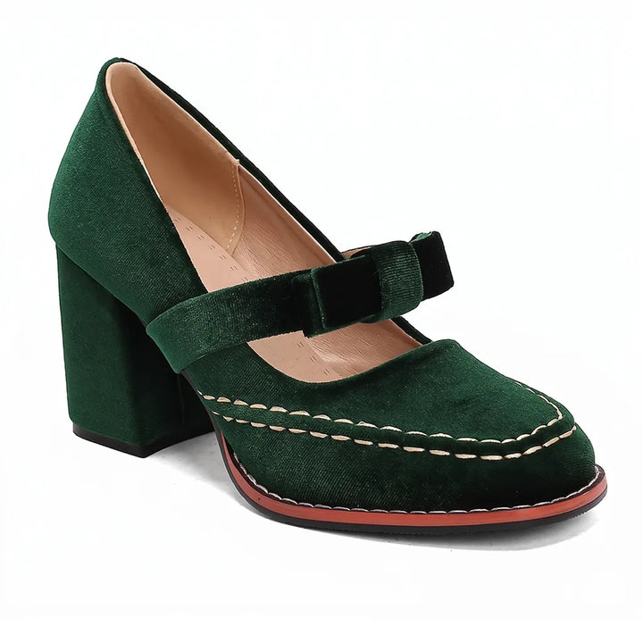 Women's Emilia Bow Heeled Pumps