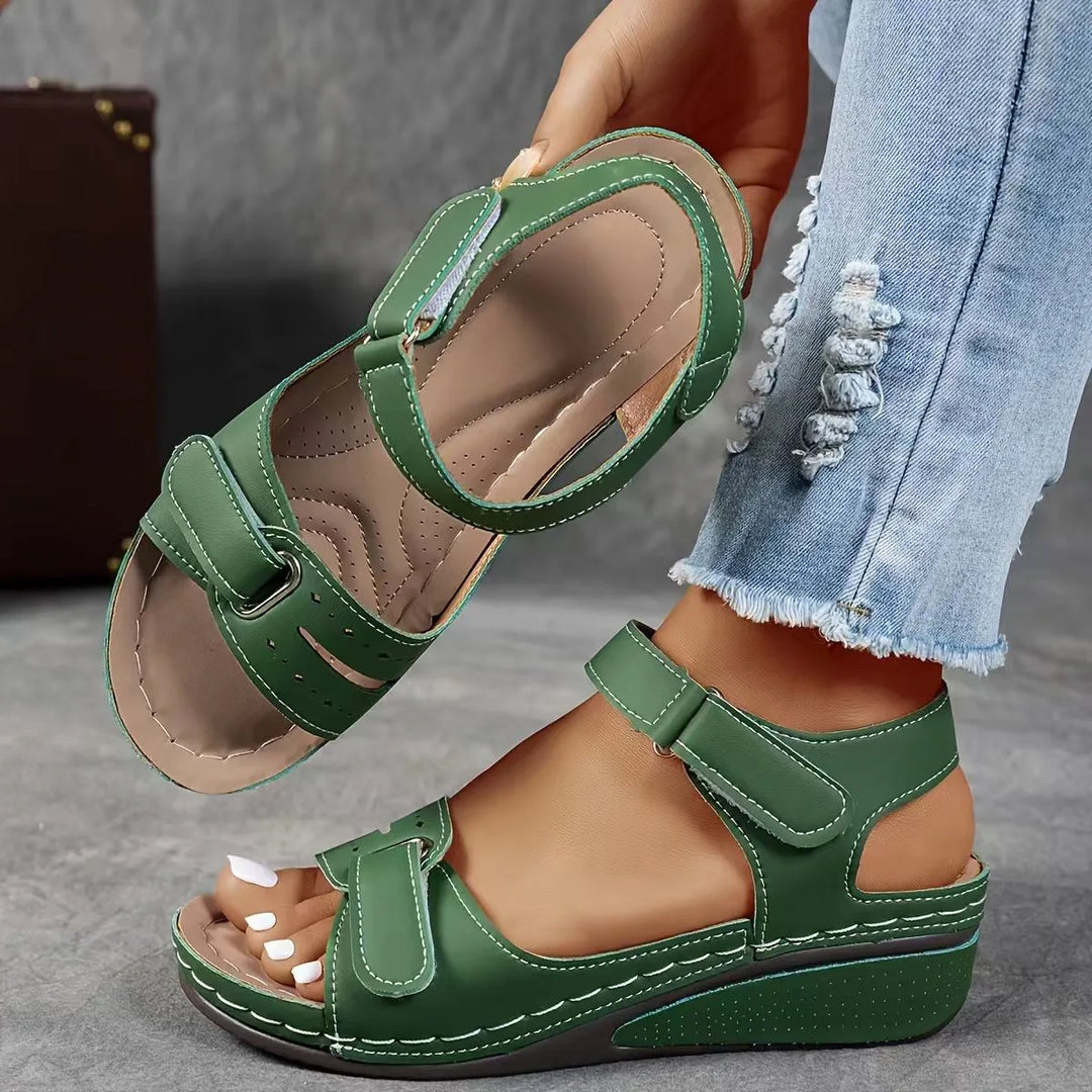 Rosalie Orthopedic Sandals - Color:Green;Size:35