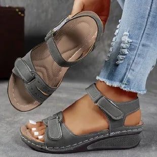 Rosalie Orthopedic Sandals - Color:Grey;Size:35
