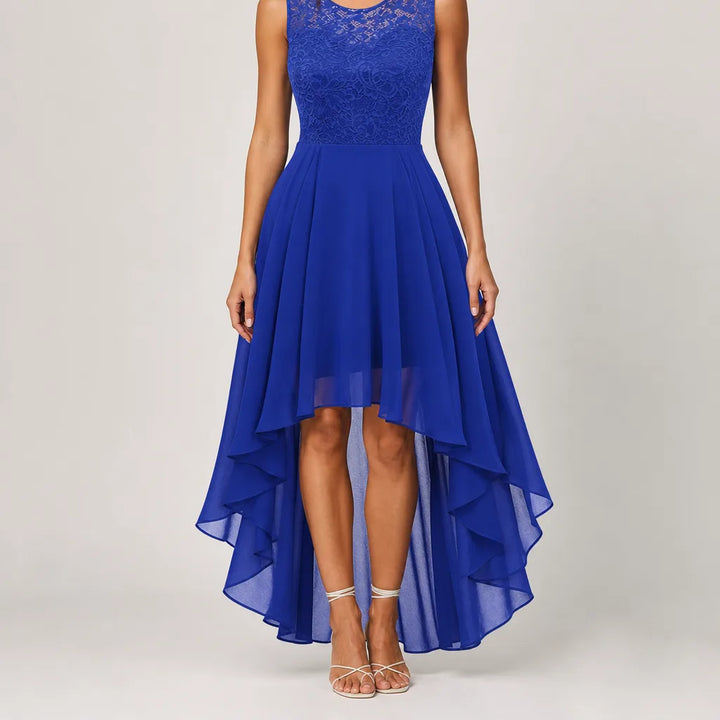 Rosalind | Lace Bodice Dress for Elegance - Color:Blue;Size:XXS