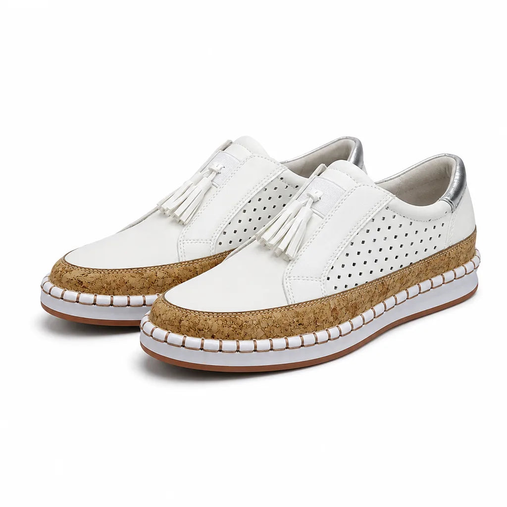 Rosalind Women Slip-On Sneakers - Color:White;Size:35