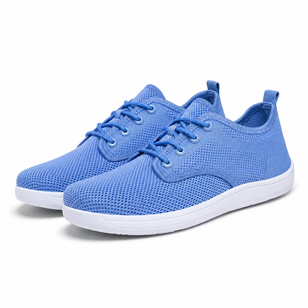 Women's Blue Egerton Wide Fit Sneakers