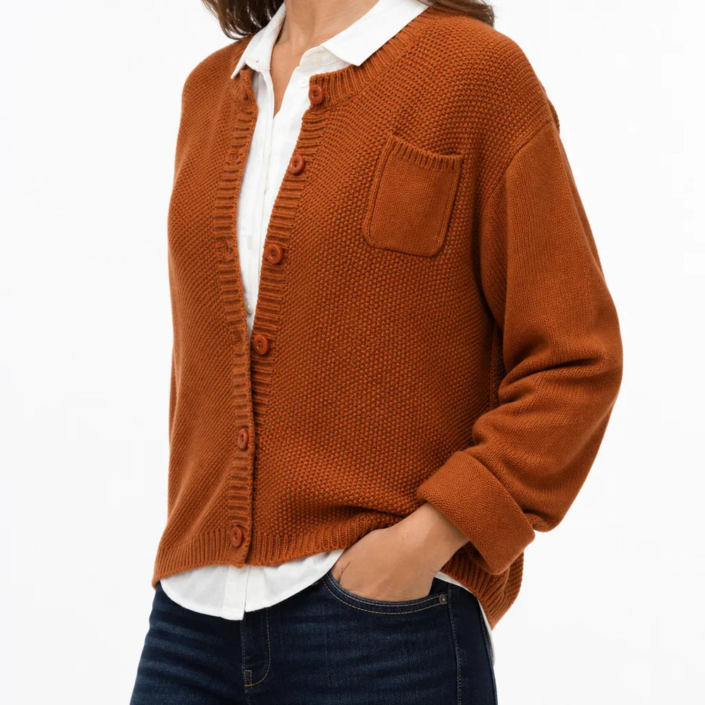 Women's Brown Belmont Knit Cardigan