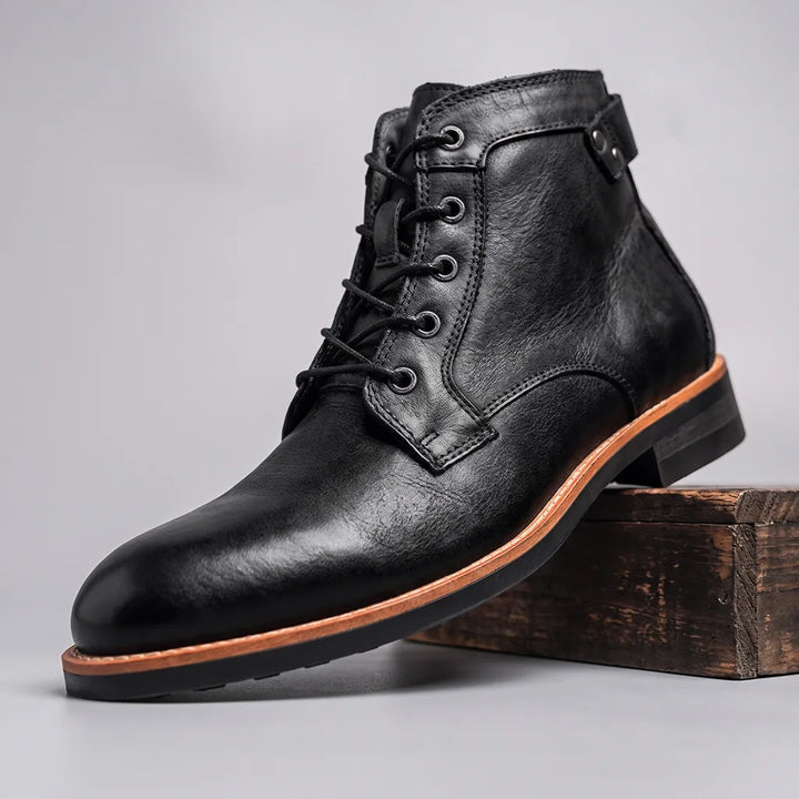 Rowan | Mens Fall Work Boots - Color:Black;Size:38