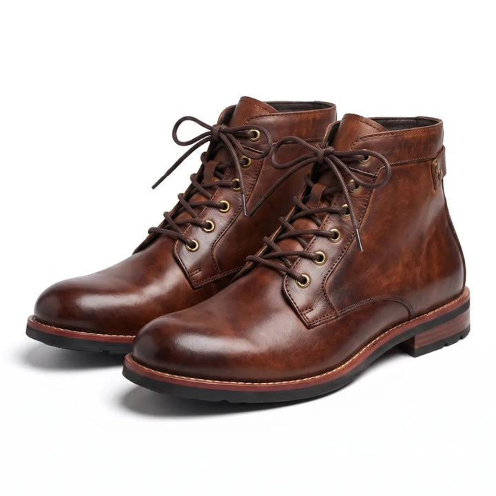 Men's Livingston Lace-Up Biker Boots