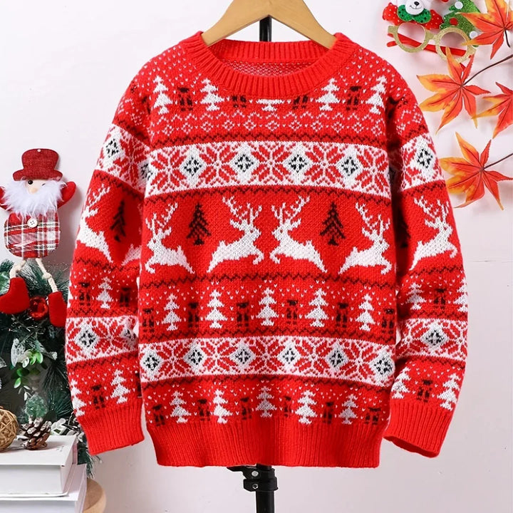 Rudolph | Men's Festive Christmas Sweater  - Size:XXS;Color:Red