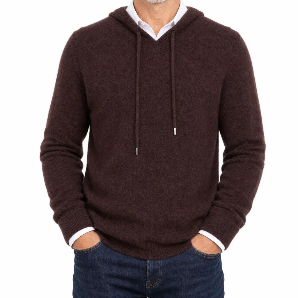 Russell Fleece Hoodie - Color:Brown;Size:XS