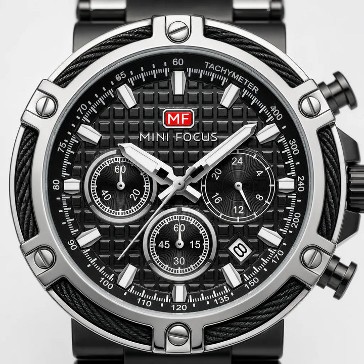 Men's Black Lennon Luminous Quartz Watch
