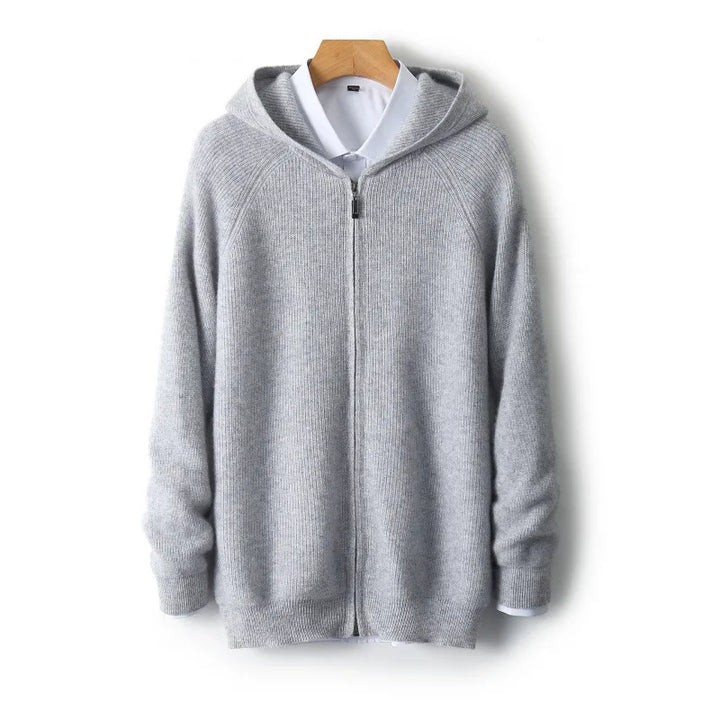 Men's Sebastian | Cashmere Hooded Cardigan