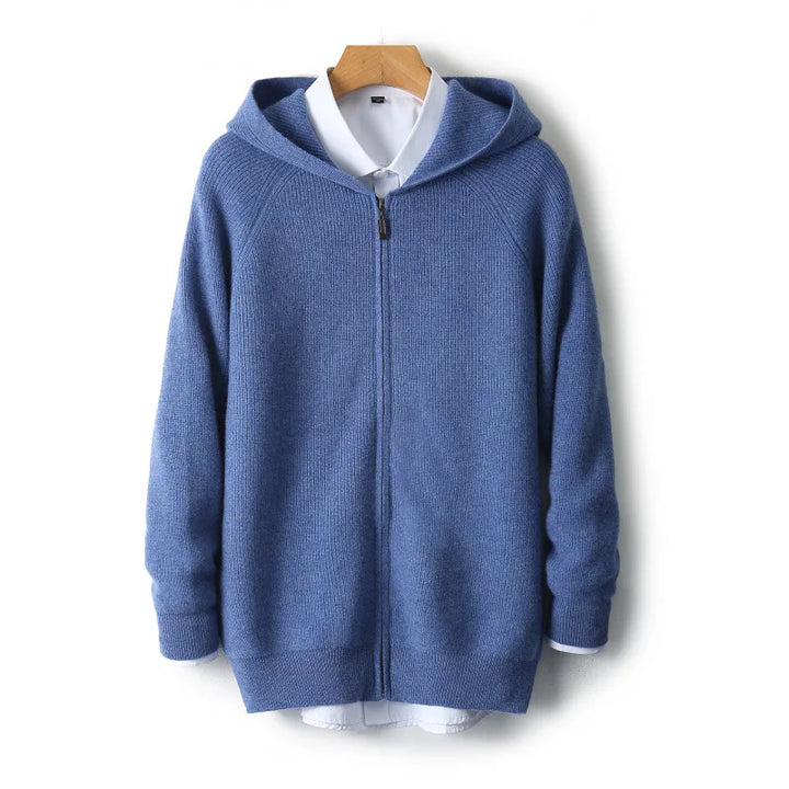 Men's Sebastian | Cashmere Hooded Cardigan