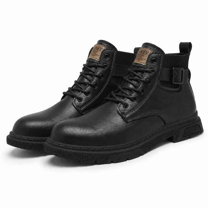 Shackleton Buckle Boots - Color:Black;Size:38