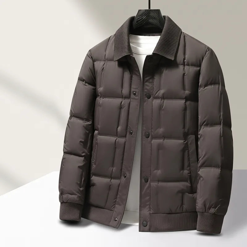 Shackleton | Men's Puffer Jacket - Brown