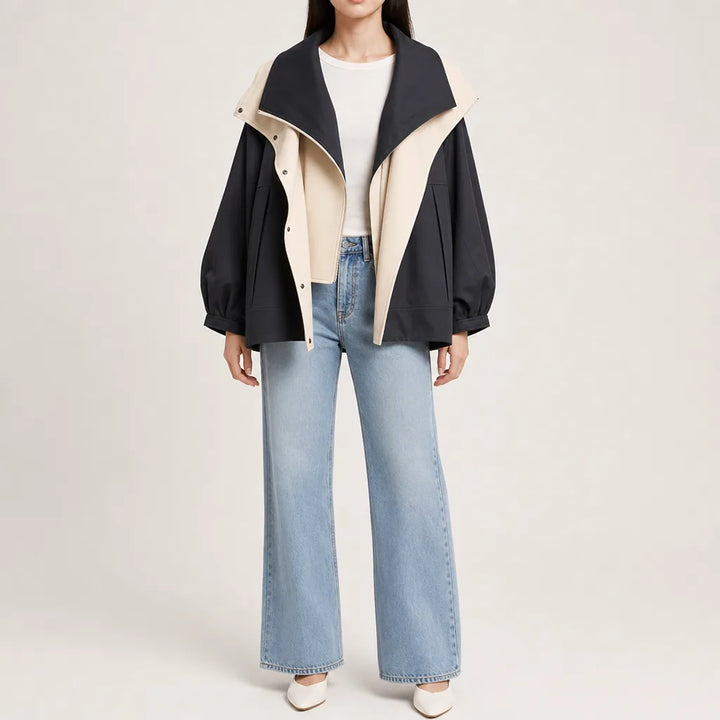 Shirley Trench Jacket - Color:Black;Size:XS