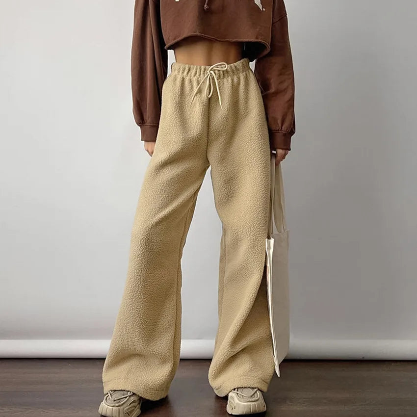 Women's Sienna | Women Soft Wide Leg Fleece Sweatpants