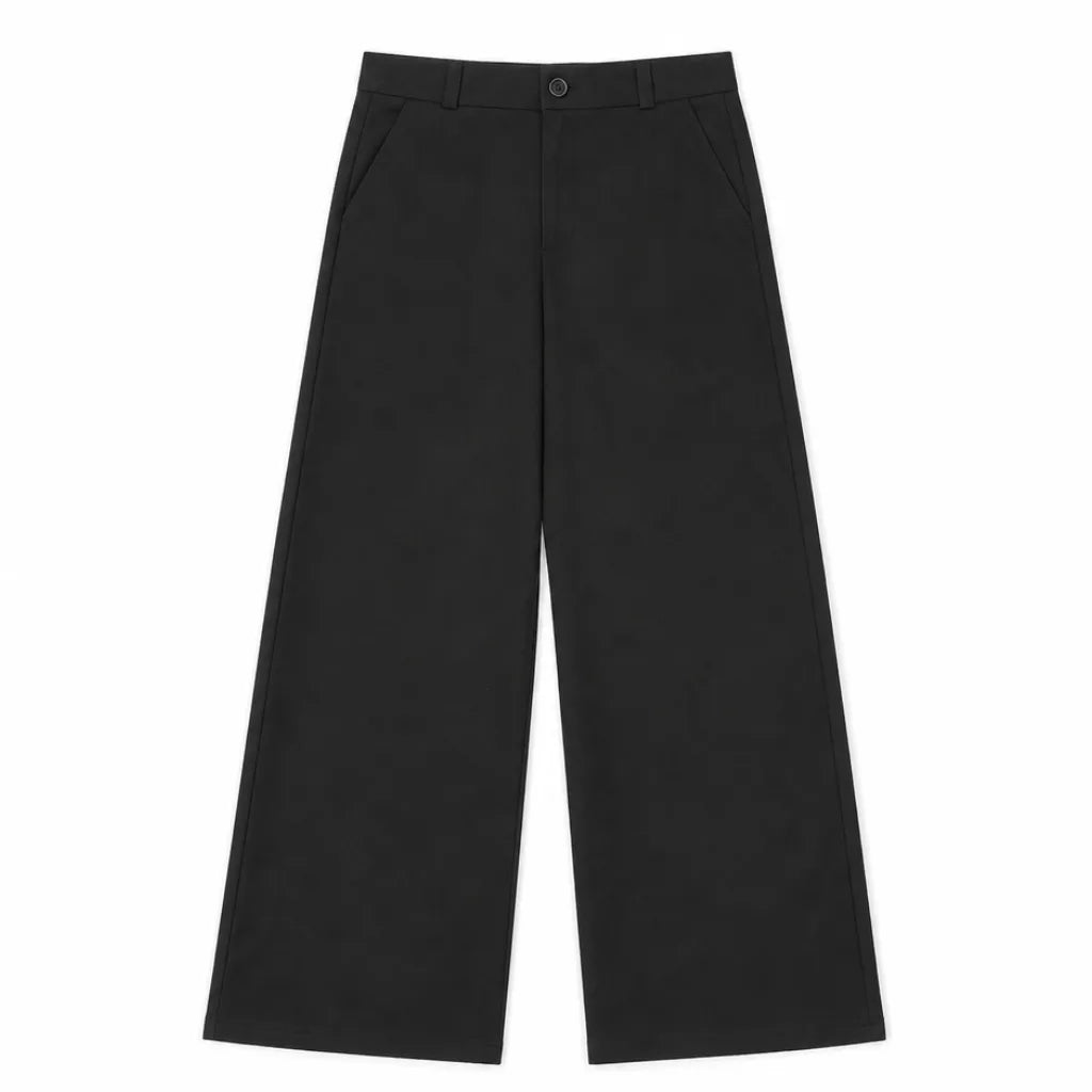 Stockton | Womens High-Rise Wide Leg Jeans - Color:Black;Size:XS