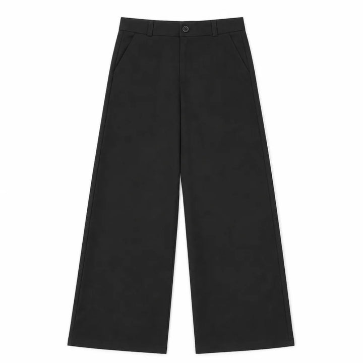 Stockton | Womens High-Rise Wide Leg Jeans - Color:Black;Size:XS