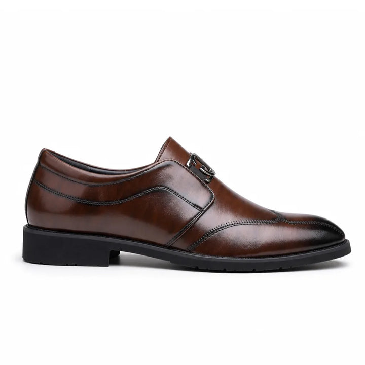 Men's Newell Textured Leather Loafers