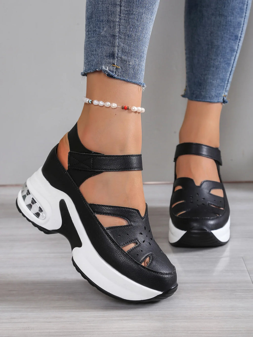 Sylvia| Women's Premium Orthopedic Shoes  - Color:Black;Size:36
