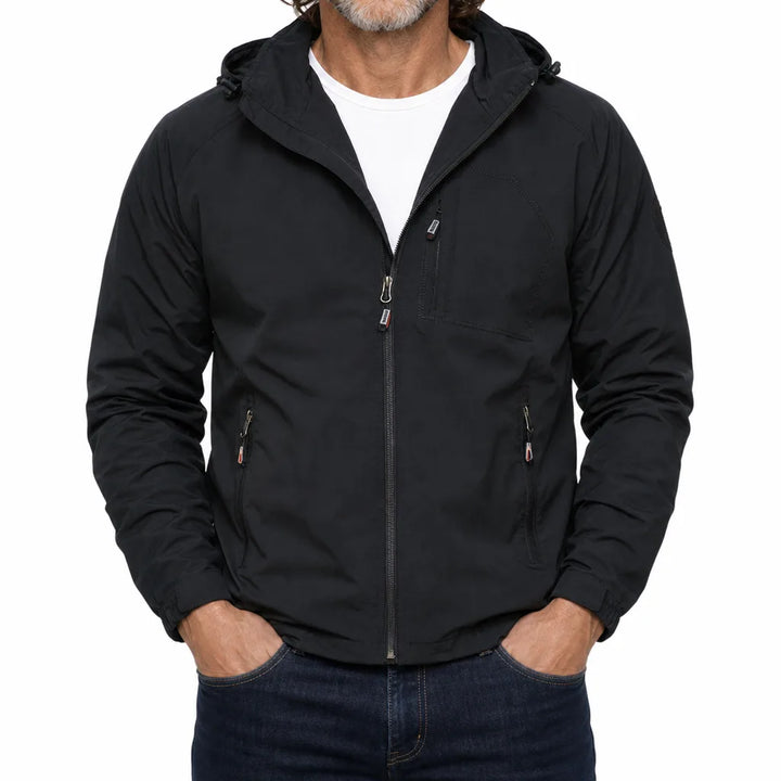 Tate | Water Proof Fall Jacket - Color:Black;Size:S