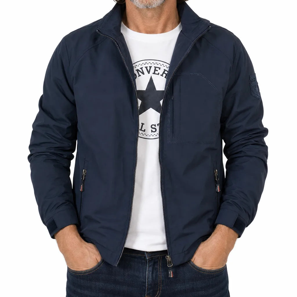 Tate | Water Proof Fall Jacket - Color:Blue;Size:S