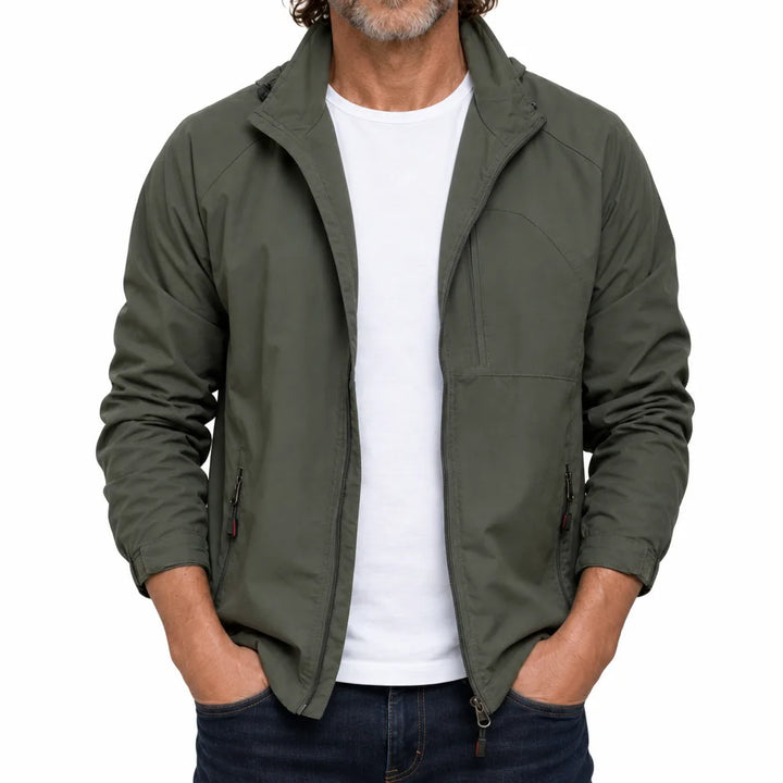 Tate | Water Proof Fall Jacket - Color:Green;Size:S