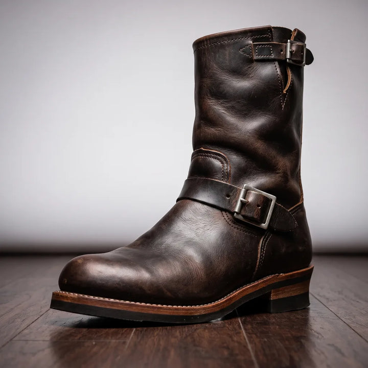 Men's Beige Fitch Buckle Chelsea Boots