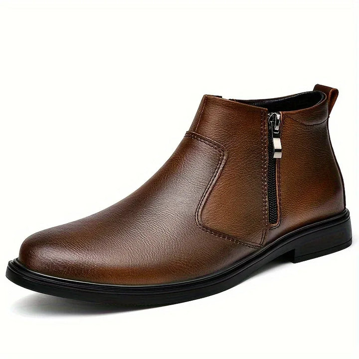 Teigan  |  Men's Luxury Size-Up Boots  - Color:Dark Brown;Size:38