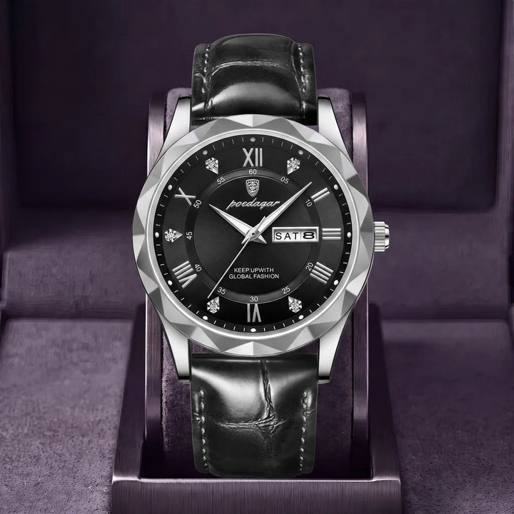 Thatche | Classic Dial Watch - Color:Black/Silver