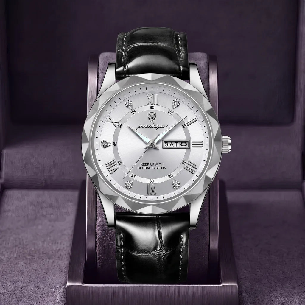 Thatche | Classic Dial Watch - Color:Black/White