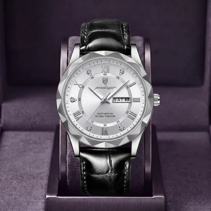 Thatche | Classic Dial Watch - Color:Black/White