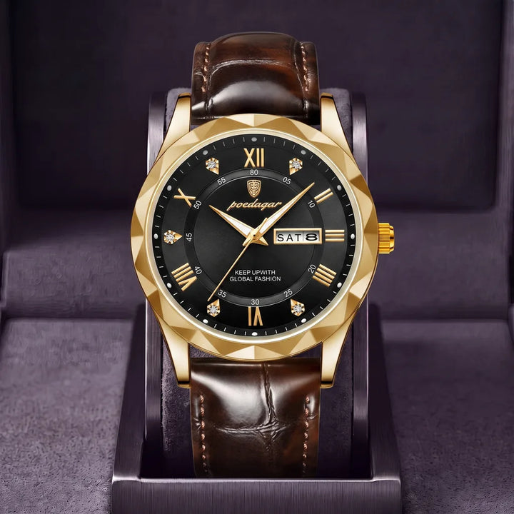 Thatche | Classic Dial Watch - Color:Brown/Black