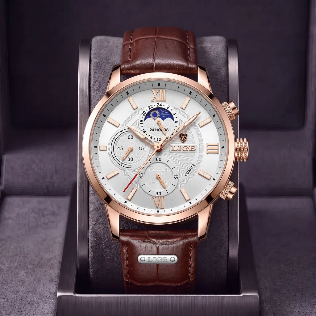 Thatcher | Vintage Watch - Color:Rose Gold White