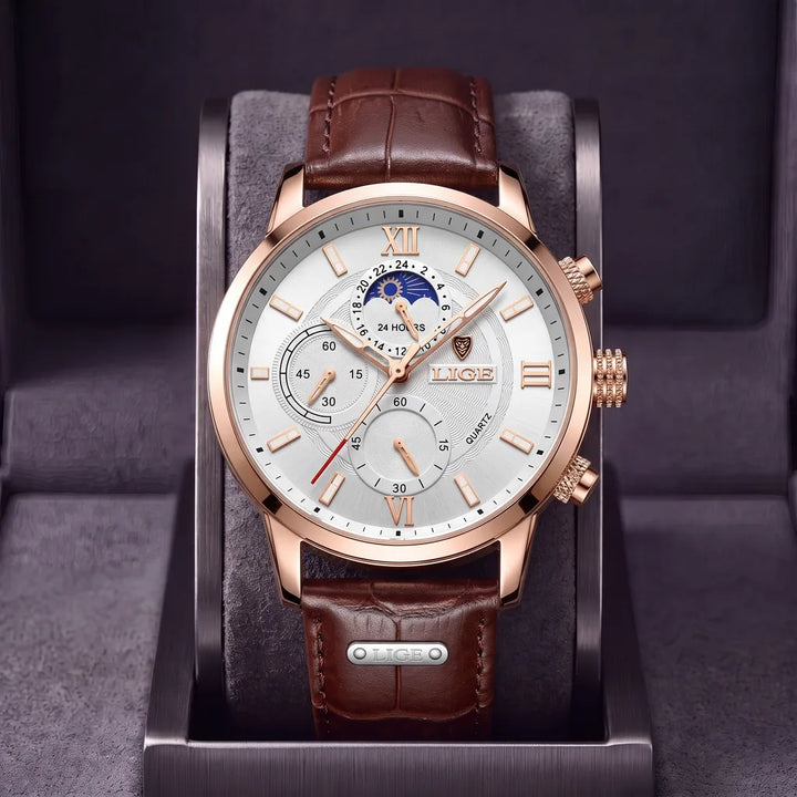 Thatcher | Vintage Watch - Color:Rose Gold White
