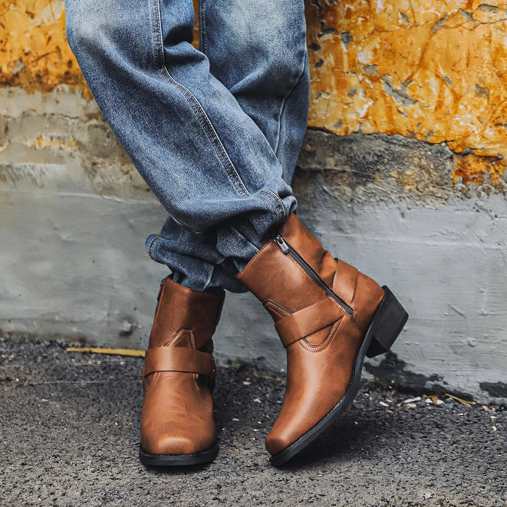 Men's Tomos | Men's Cowboy Ankle Boots