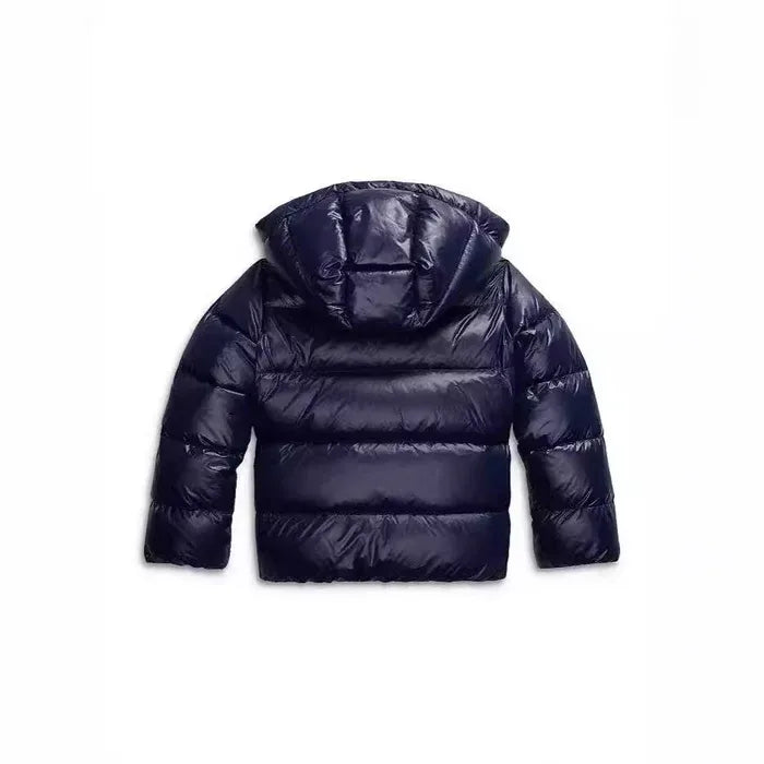 Women's Winter Hooded Puffer Jacket Blue.webp