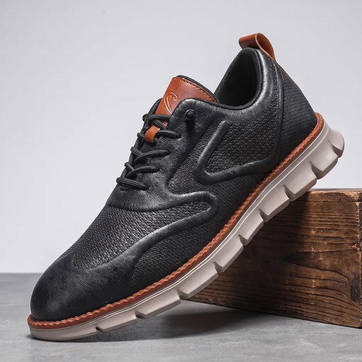 Vance Orthopedic Sneakers - Color:Black;Size:40
