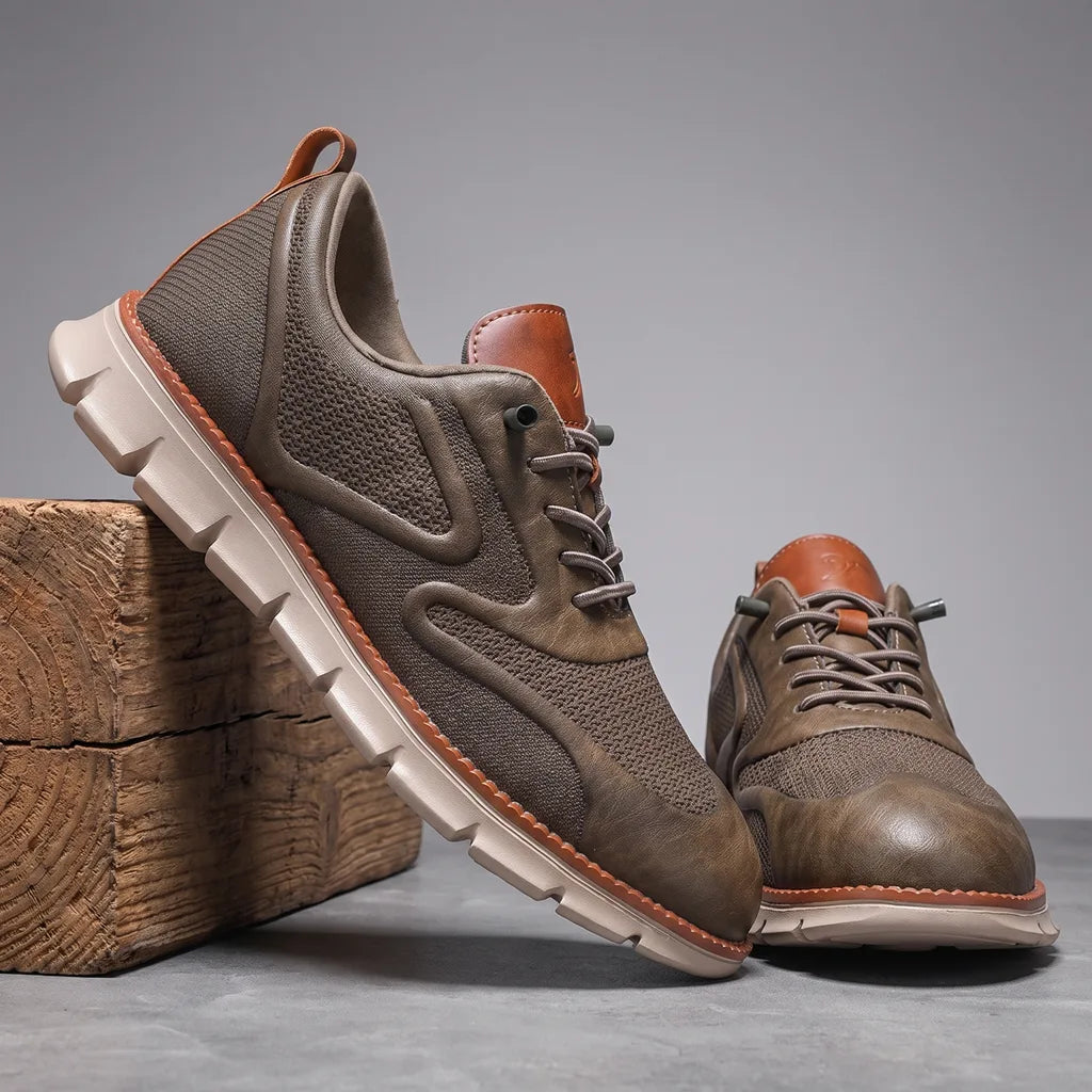 Men's Antique Bronze Guthrie Breathable Knit Sneakers