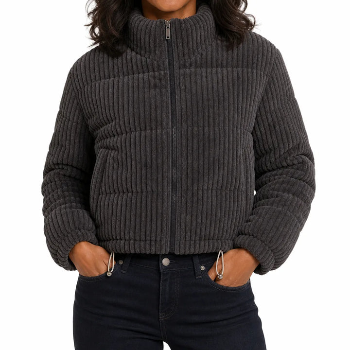 Verity | Quilted Jacket - Color:Black;Size:XS