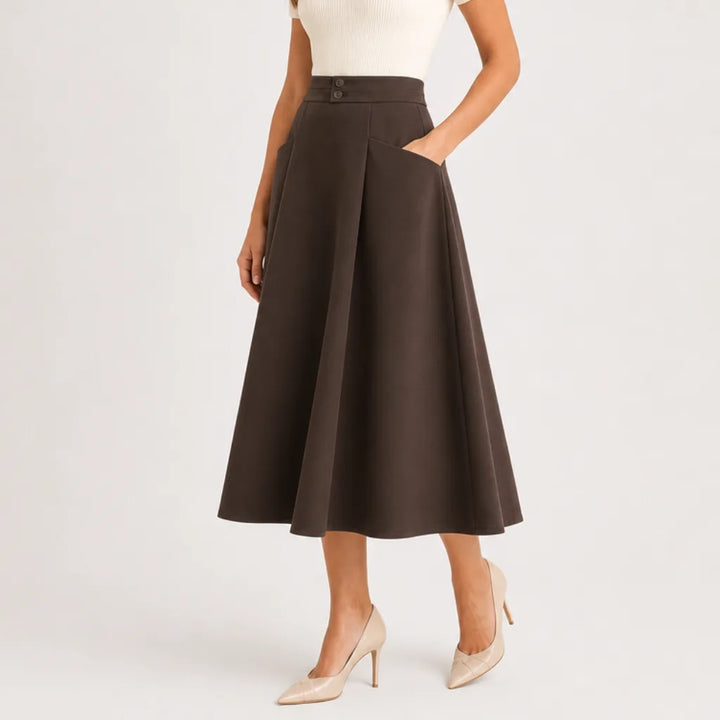 Women's Alston High-Waist Midi Skirt