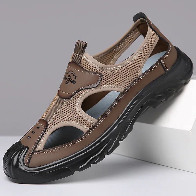 Wesley Outdoor Comfort Sandals - Color:Brown;Size:38