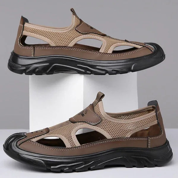 mens sandals brown.webp