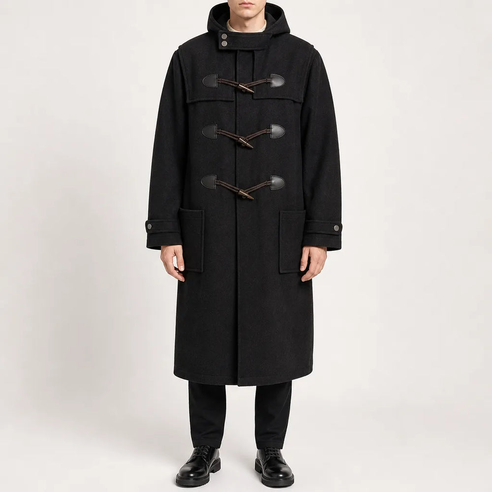 Whitman Duffle Coat - Color:Black;Size:S
