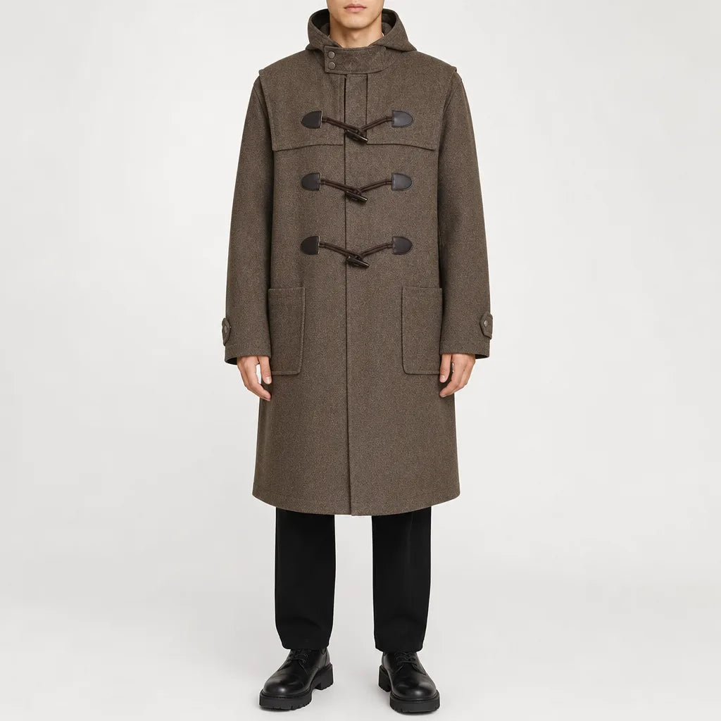 Whitman Duffle Coat - Color:Brown;Size:S