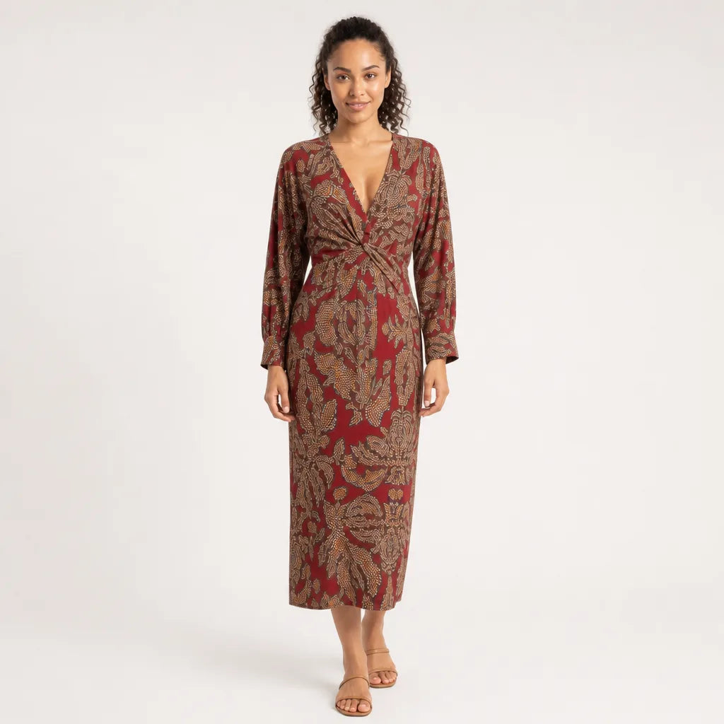 Women's Whitney Printed Midi Dress